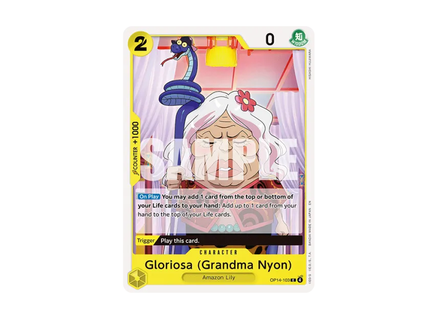 Gloriosa (Grandma Nyon) C [OP14-103] [EN] (Booster Pack "THE AZURE SEA'S SEVEN")