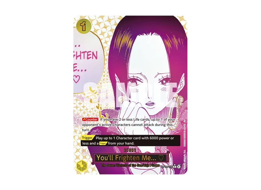 You'll Frighten Me... R-P [OP14-118] [EN] (Booster Pack "THE AZURE SEA'S SEVEN")
