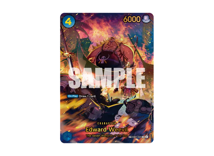 Edward Weevil R-SPC [EB01-023] [EN] (Booster Pack "THE AZURE SEA'S SEVEN")