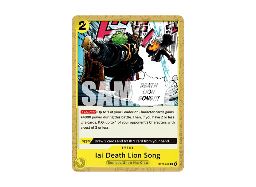 Iai Death Lion Song C [ST29-017] [EN] (Start Deck "Egghead")