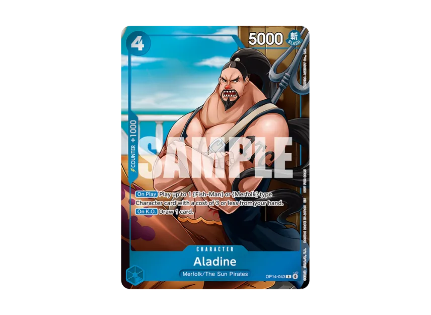 Aladine R [OP14-043] [EN] (Booster Pack "THE AZURE SEA'S SEVEN")