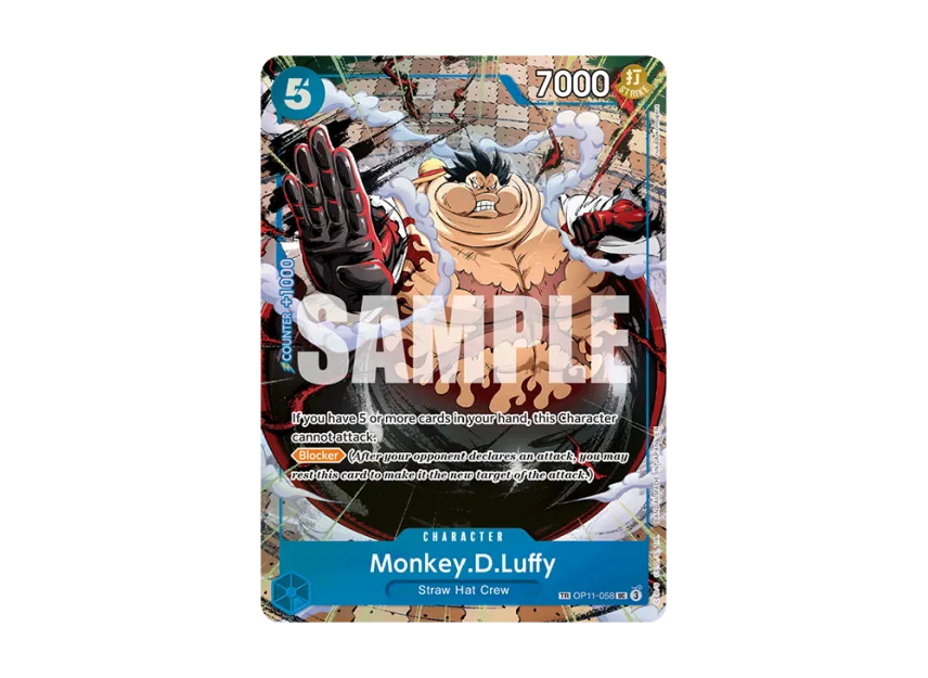 Monkey.D.Luffy UC-TR [OP11-058] [EN] (Booster Pack "CARRYING ON HIS WILL")