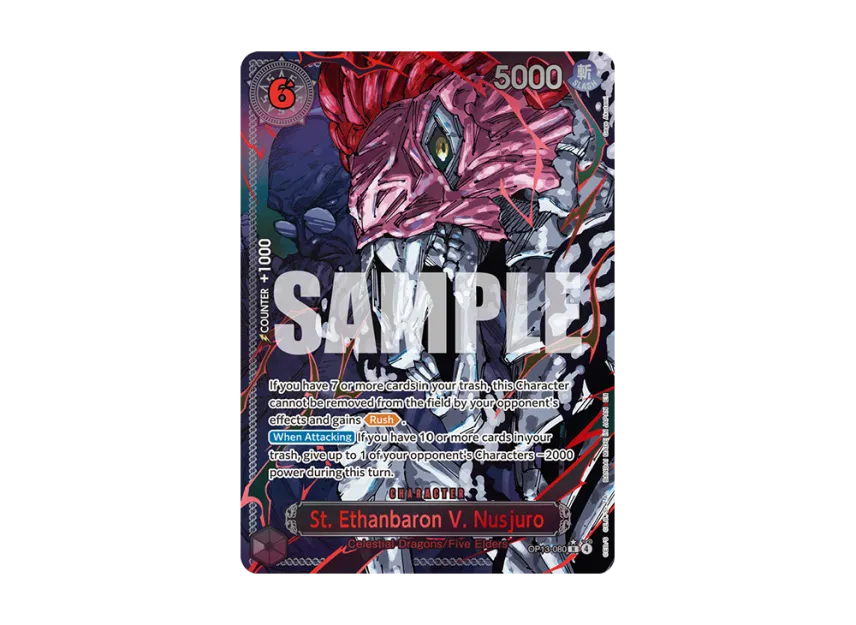 St. Ethanbaron V. Nusjuro : Red Text R-P [OP13-080] [EN] (Booster Pack "CARRYING ON HIS WILL")