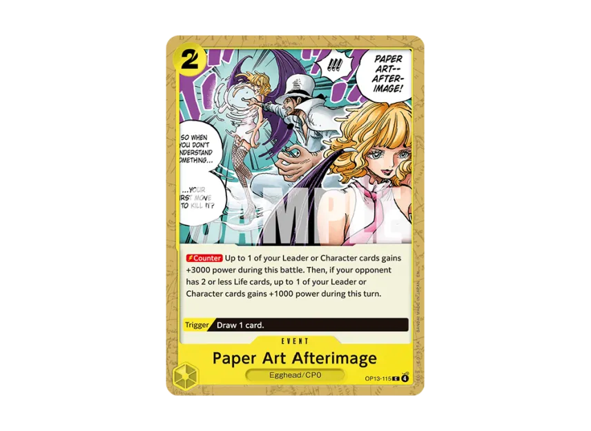 Paper Art Afterimage C [OP13-115] [EN] (Booster Pack "CARRYING ON HIS WILL")