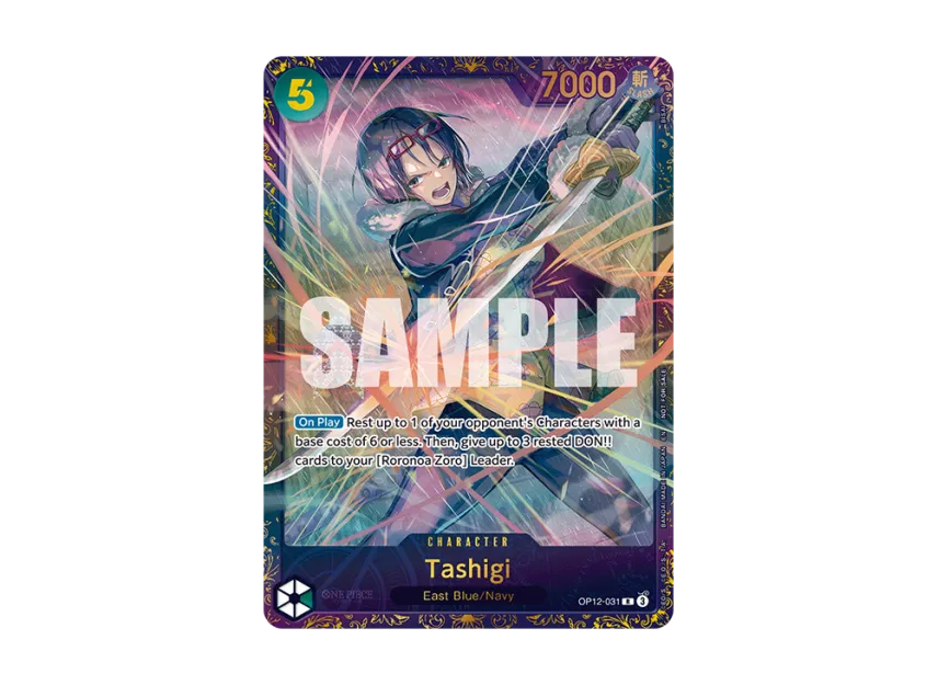 Tashigi R : Top 16 [OP12-031] [EN] (Promotional Card "Treasure Cup November 2025")
