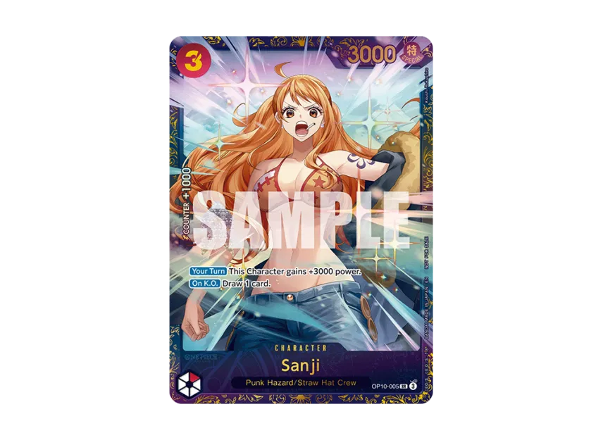 Sanji SR : Top 8 [OP10-005] [EN] (Promotional Card "Treasure Cup November 2025")
