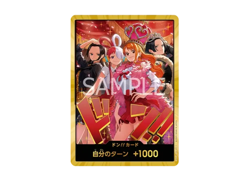 DON!! Card : Robin & Uta & Nami & Hancock Super Parallel [Opened](Extra Booster "Heroines Edition Special Set") [EN]