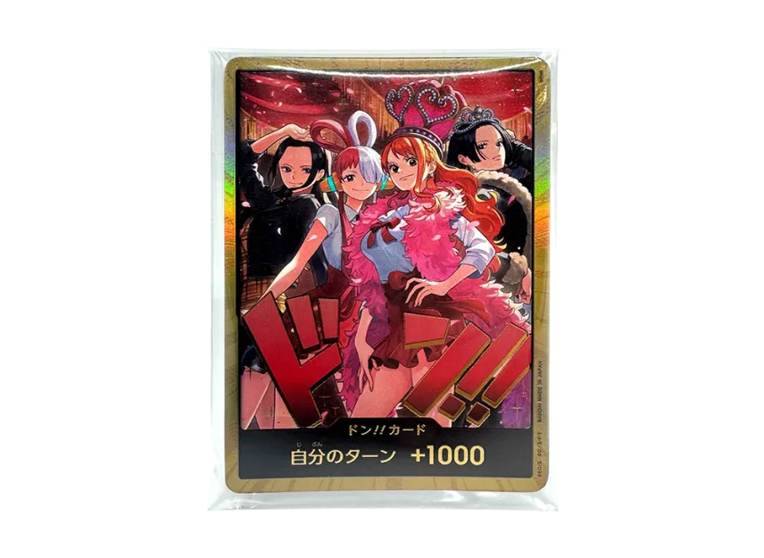DON!! Card : Robin & Uta & Nami & Hancock Super Parallel :Unopened set of 10 Cards (Extra Booster "Heroines Edition Special Set") [EN]