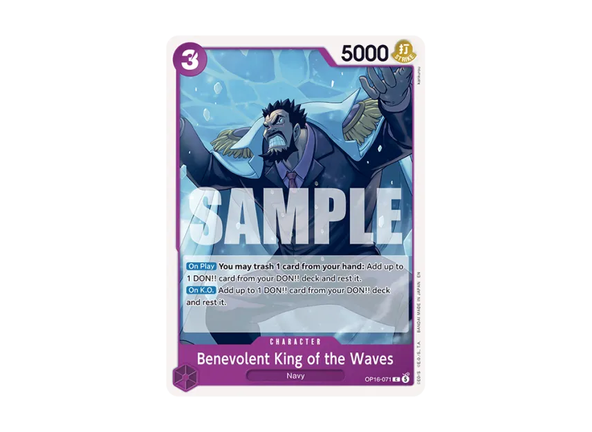 Benevolent King of the Waves C [OP16-071] [EN] (Booster Pack "THE TIME OF BATTLE")