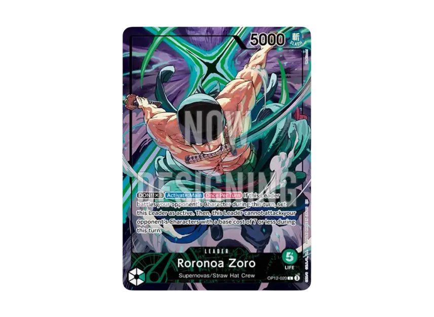 Roronoa Zoro L [OP12-020] (Start Deck "Green Roronoa Zoro")