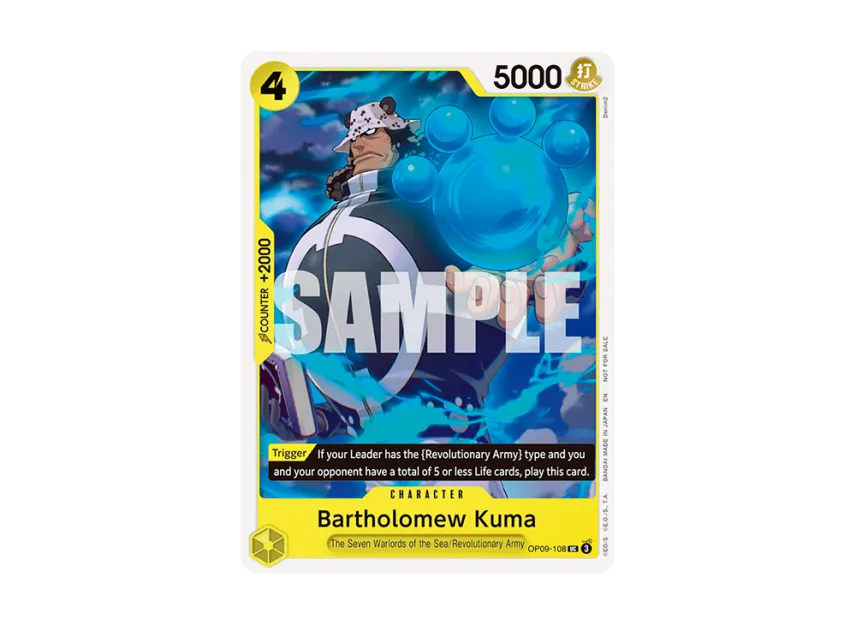 Bartholomew Kuma UC [OP09-018] [EN] (Promotional Card "Tournament Pack 2025 Vol.4")