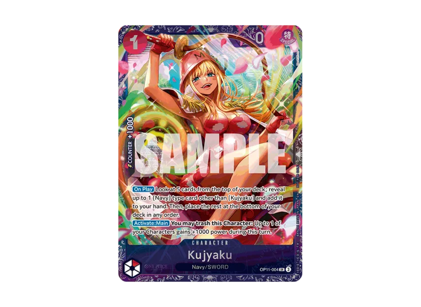 Kujyaku SR : TOP 64 [OP11-004] [EN] (Promotional Card "Treasure Cup August 2025")