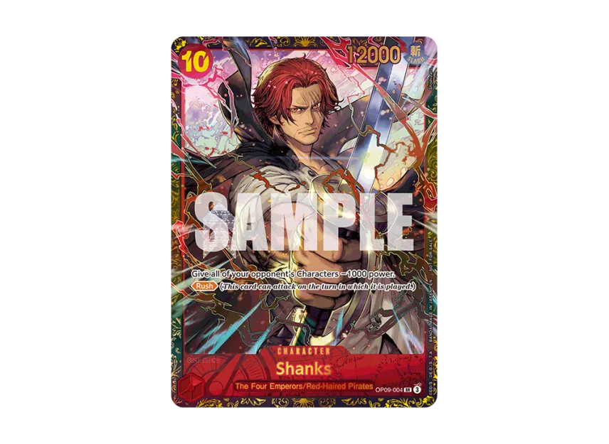 Shanks SR : Top 8 [OP09-004] [EN] (Promotional Card "Championship 25-26 Offline Regionals Season 2")