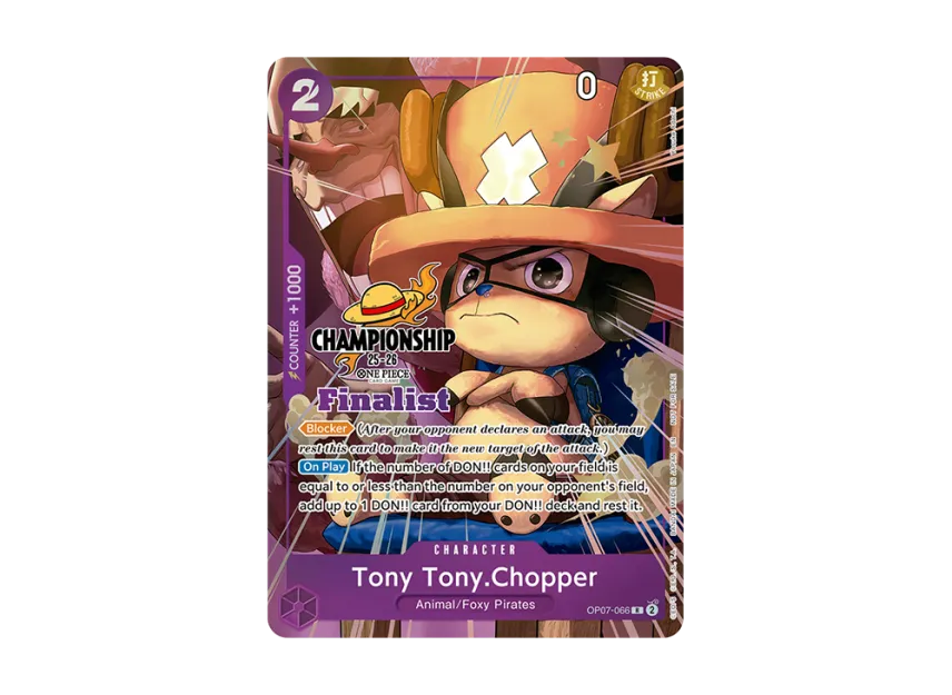 Tony Tony.Chopper R [OP07-066] [EN] (Promotional Card "CS 25-26 Top Player Pack")