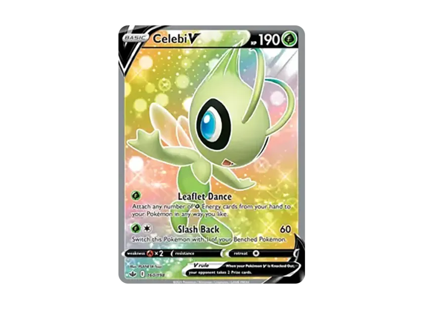 Celebi V UR [198-CHILLING-REIGN 160/198] (Sword & Shield "Chilling Reign")