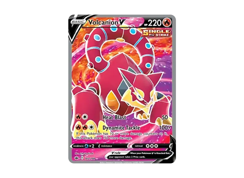 Volcanion V UR [198-CHILLING-REIGN 162/198] (Sword & Shield "Chilling Reign")