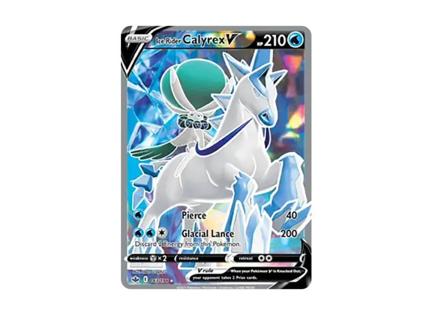 Ice Rider Calyrex V UR [198-CHILLING-REIGN 163/198] (Sword & Shield "Chilling Reign")