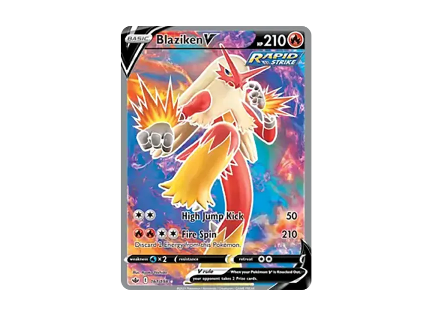 Blaziken V UR [198-CHILLING-REIGN 161/198] (Sword & Shield "Chilling Reign")