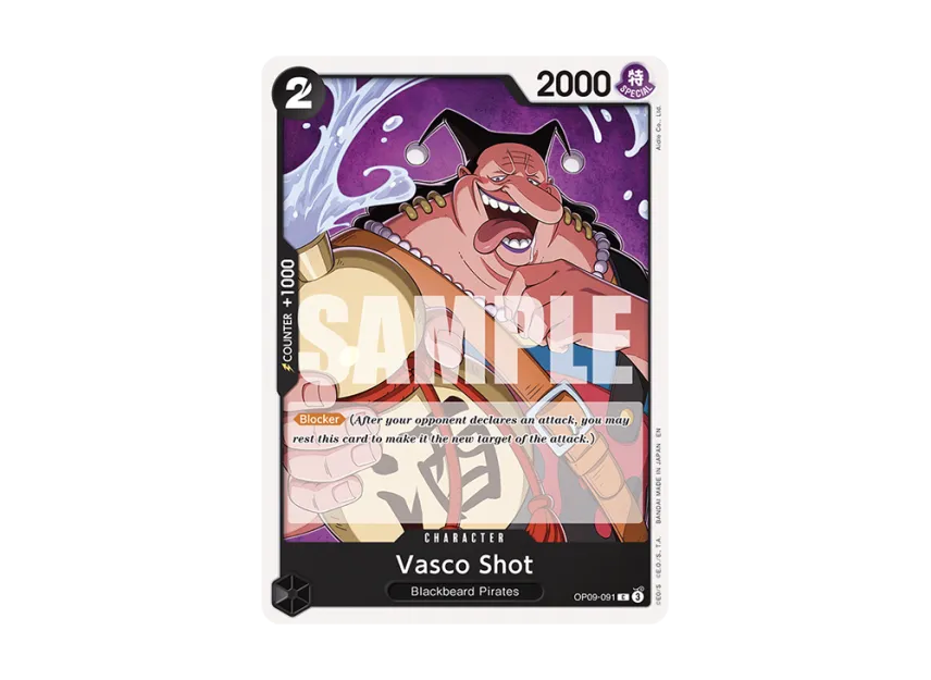 Vasco Shot C [OP09-091] (Start Deck "Black Marshall.D.Teach")