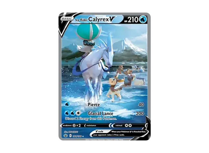 Ice Rider Calyrex V UR [198-CHILLING-REIGN 164/198] (Sword & Shield "Chilling Reign")