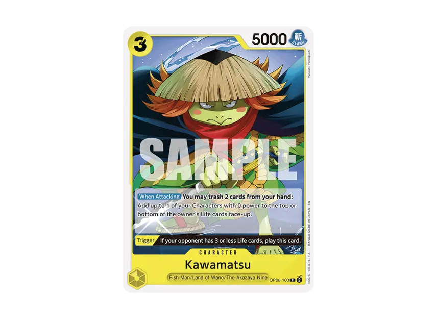 Kawamatsu C [OP06-103] (Start Deck "Green Yellow Yamato")