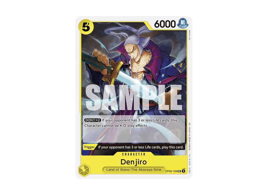 Denjiro UC [OP06-109] (Start Deck "Green Yellow Yamato")