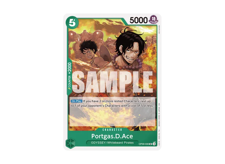 Portgas.D.Ace UC [OP09-035] (Start Deck "Green Yellow Yamato")