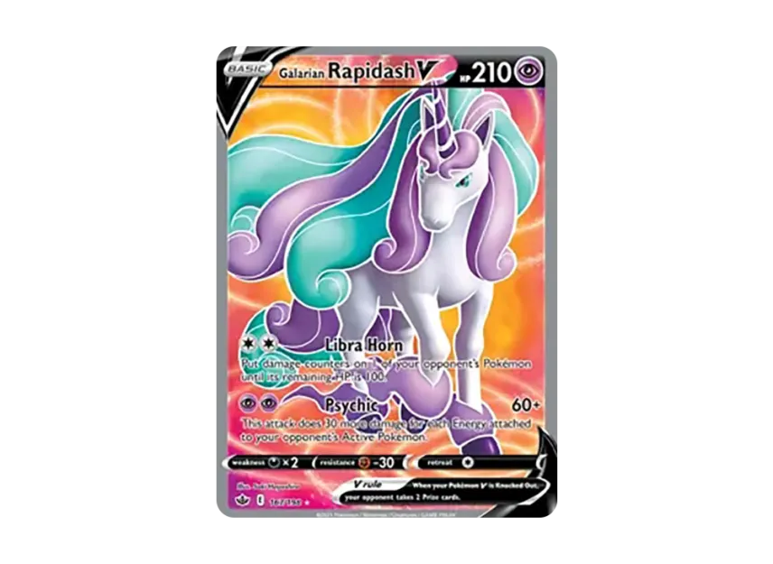 Galarian Rapidash V UR [198-CHILLING-REIGN 167/198] (Sword & Shield "Chilling Reign")