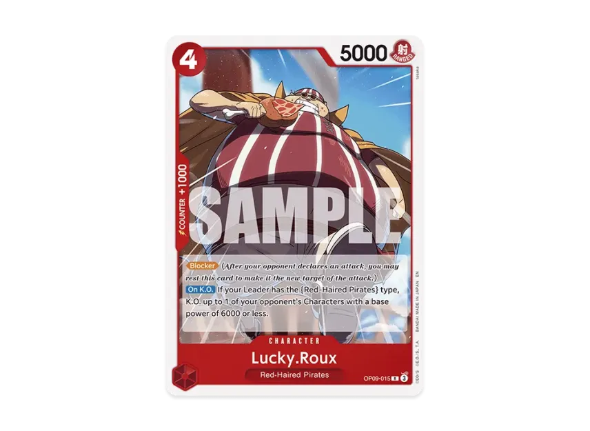 Lucky Roux R [OP09-015] (Start Deck "Red Shanks")