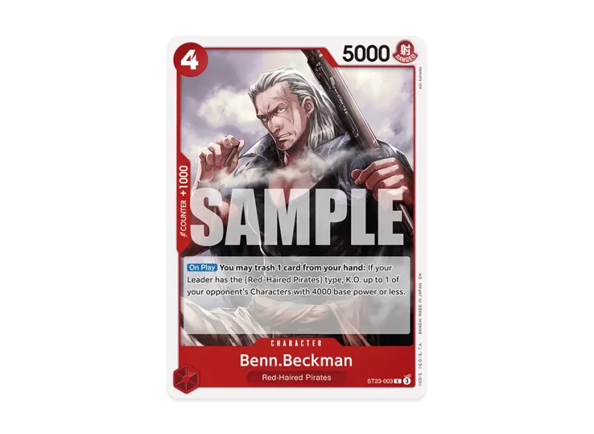 Benn.Beckman C [ST23-003] (Start Deck "Red Shanks")