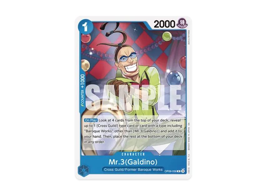 Mr.3(Galdino) R [OP09-056] (Start Deck "Blue Buggy")