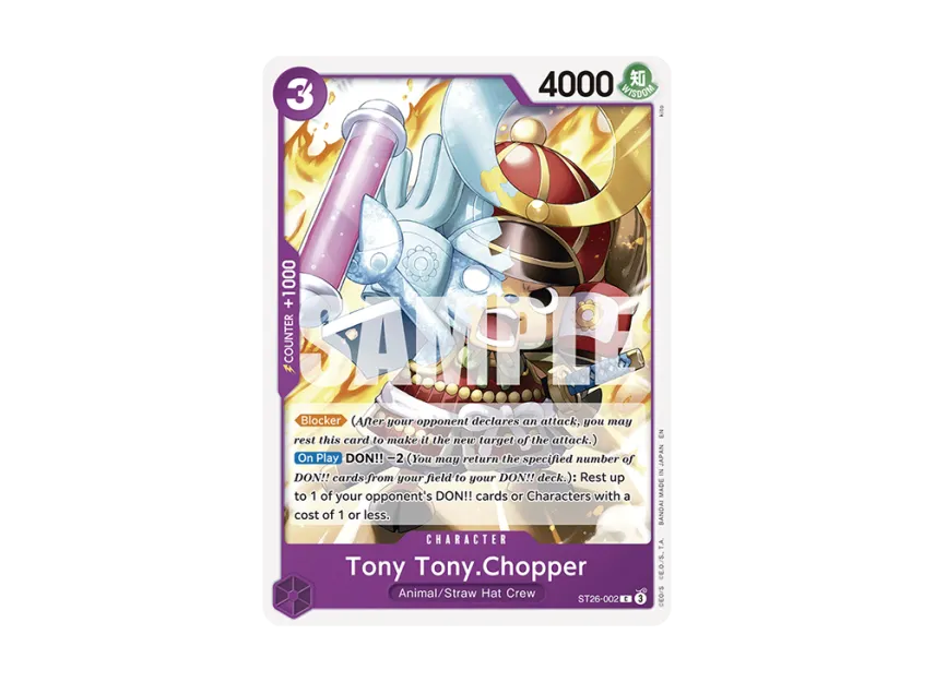 Tony Tony.Chopper C [ST26-002] (Start Deck "Purple Black Monkey.D.Luffy")