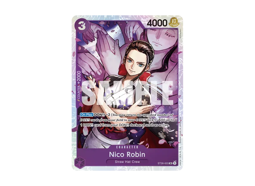 Nico Robin SR [ST26-003] (Start Deck "Purple Black Monkey.D.Luffy")