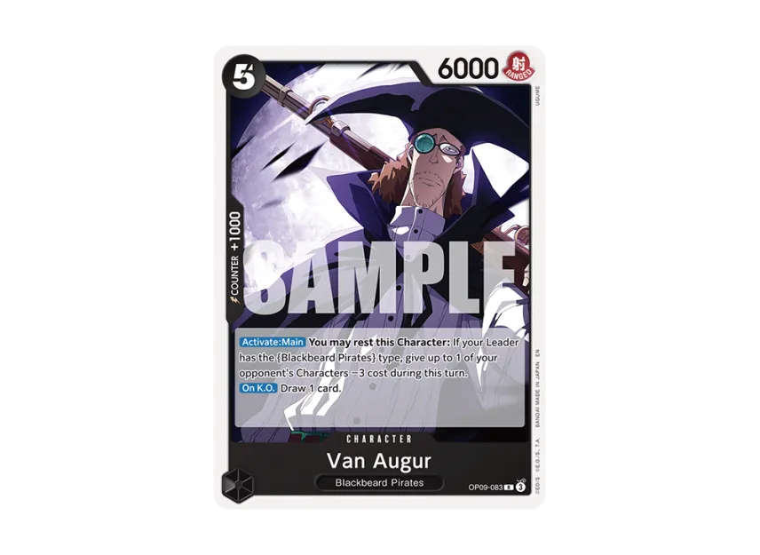 Van Augur R [OP09-083] [EN] (Start Deck "BLACK Marshall.D.Teach")