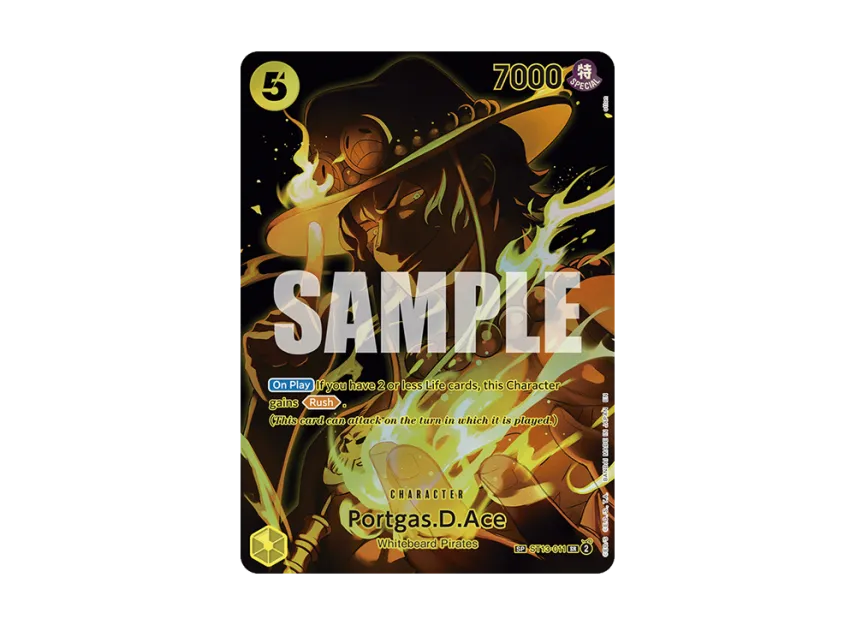 Portgas.D.Ace SR-SPC [ST13-011] (Booster Pack "LEGACY OF THE MASTER")