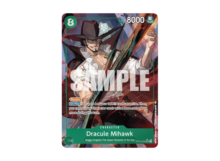 Dracule Mihawk SR-P [OP12-030] (Booster Pack "LEGACY OF THE MASTER")