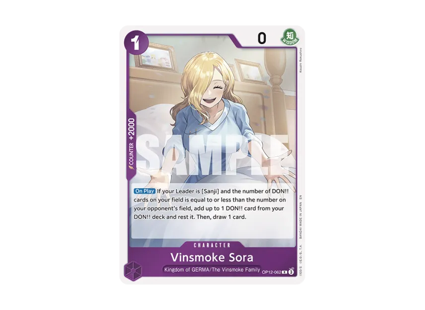Vinsmoke Sora R [OP12-062] (Promotional Card "Standard Battle Pack Vol.13")