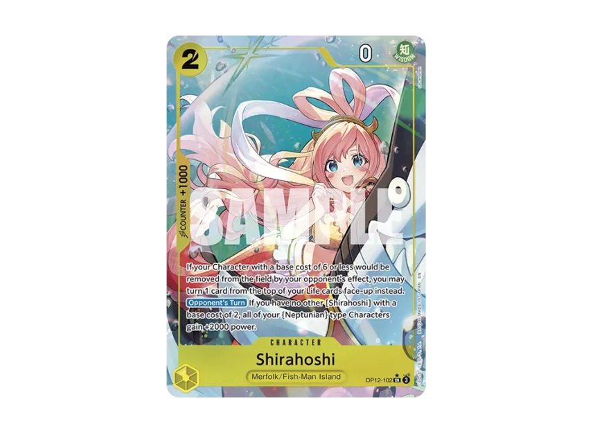 Shirahoshi SR-P [OP12-102] (Booster Pack "LEGACY OF THE MASTER")