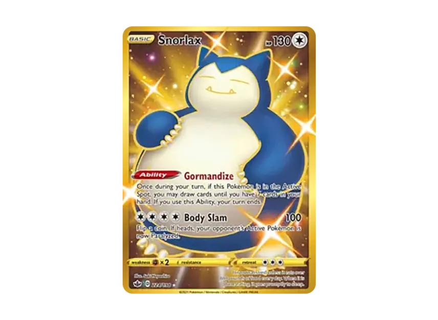 Snorlax HR [198-CHILLING-REIGN 224/198] (Sword & Shield "Chilling Reign")