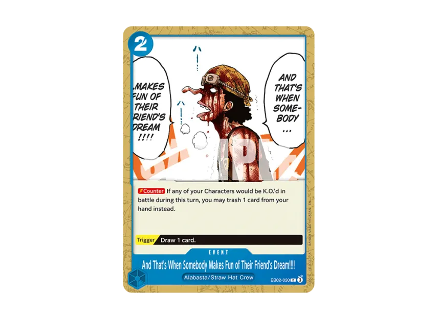 And That's When Somebody Makes Fun of Their Friend's Dream!!!! C [EB02-030] [EN] (Extra Booster "Anime 25th Collection")