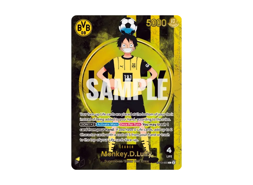 Monkey.D.Luffy L [ST13-003] [EN] (Promotional Card "BVB x ONE PIECE Matchday 2025")