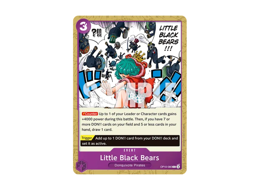 Little Black Bears C [OP10-080] [EN] (Booster Pack "Royal Blood")