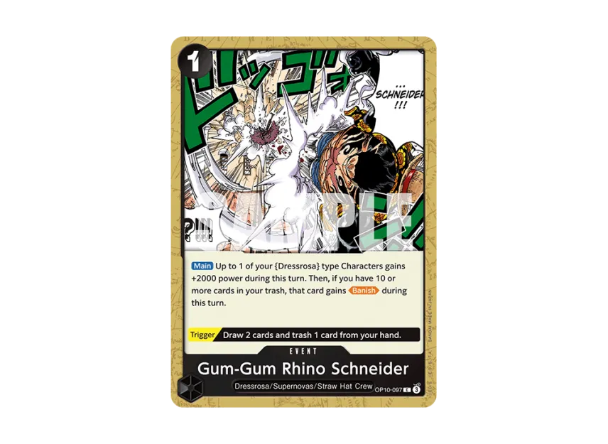 Gum-Gum Rhino Schneider C [OP10-097] [EN] (Booster Pack "Royal Blood")