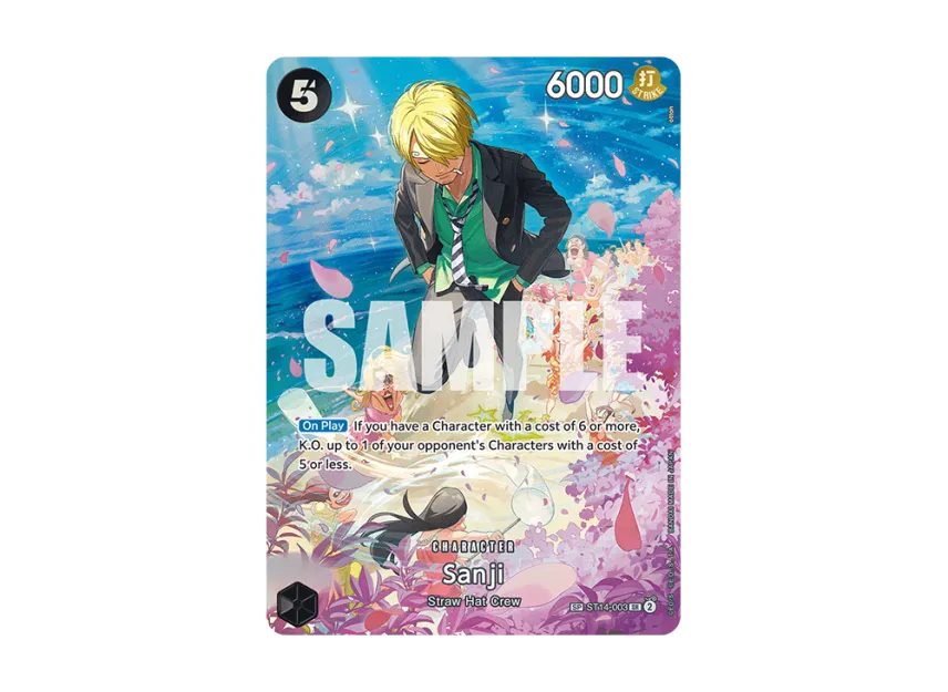 Sanji SR-SPC [ST14-003] [EN] (Booster Pack "Royal Blood")