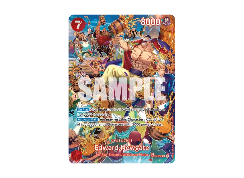 Edward.Newgate SR-SPC [ST15-002] [EN] (Booster Pack "Royal Blood")