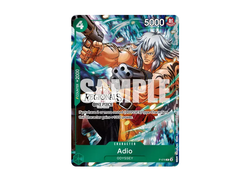 Adio P [P-078] [EN] (Promotional Card "Offline Regional Participation Pack 25-26 Season 1")