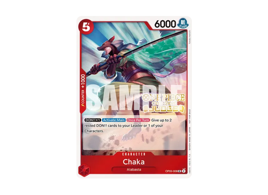 Chaka UC [OP05-008] [EN] (Promotional Card "Judge Pack Vol.5")