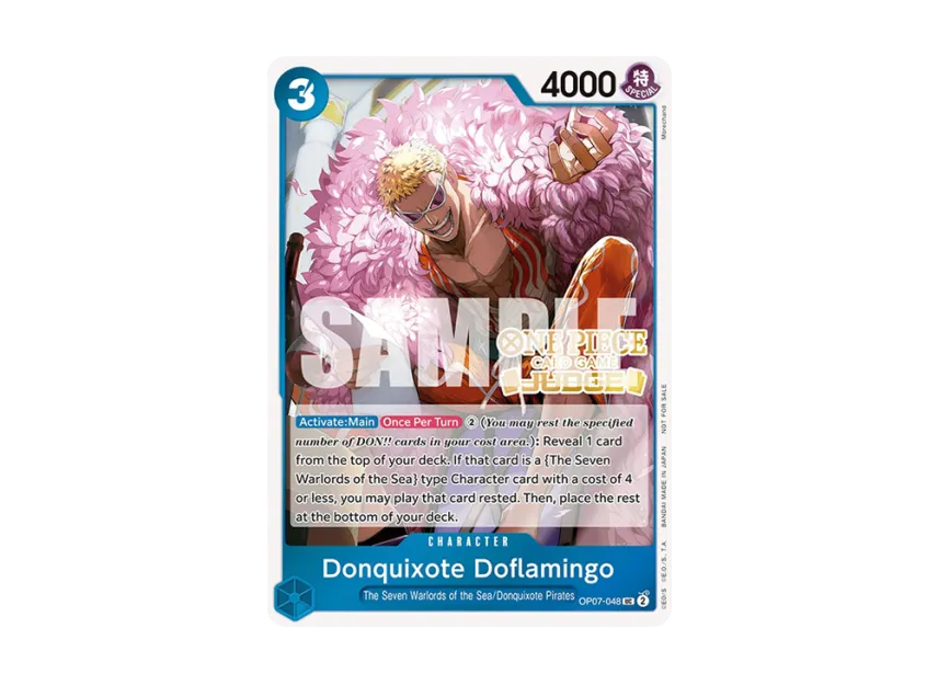 Donquixote Doflamingo UC [OP07-048] [EN] (Promotional Card "Judge Pack Vol.5")