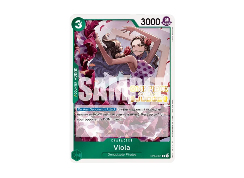 Viola C [OP04-021] [EN] (Promotional Card "Judge Pack Vol.4")