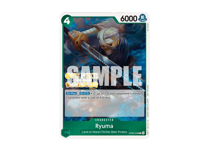 Ryuma R [OP06-036] [EN] (Promotional Card "Judge Pack Vol.4")